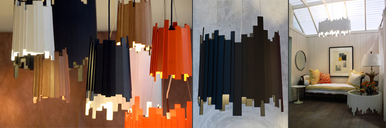 Innermost Clinker Pendant  Light & Product Collection by Rich Brilliant Willing